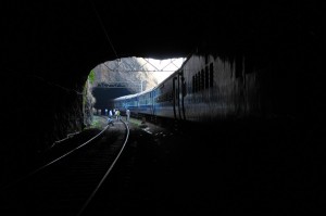 Przerwa techniczna w podrozy gdzies pomiedzy dziesiatkami tuneli