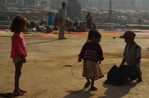 Popisy mlodych cyrkowcow